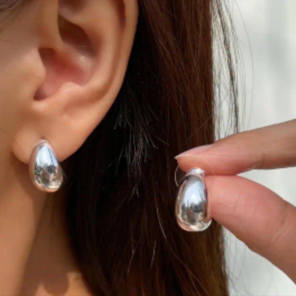 BOHO HOOP Look Waterdrop Earrings Zinc alloy